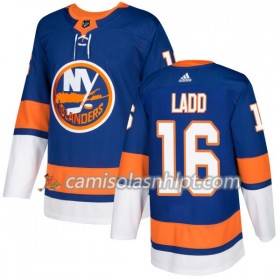 Camisola New York Islanders Andrew Ladd 16 Adidas 2017-2018 Royal Authentic - Homem